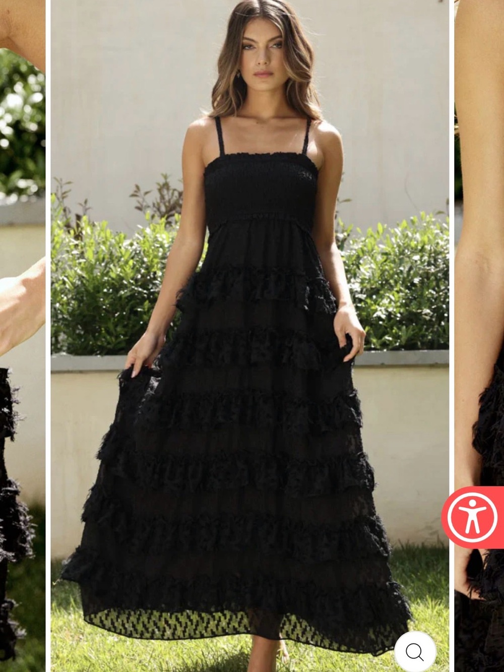 BLACK Paris Ruffle Dress | BTB Los Angeles